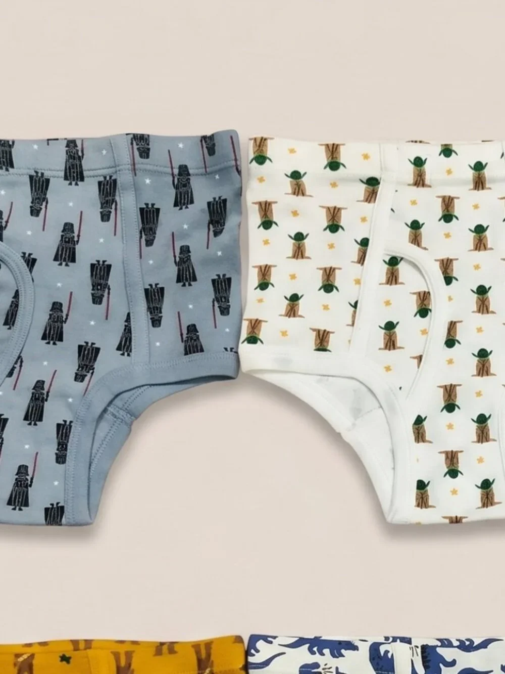 Animal 2  Size M - Boys Star Wars Dinosaur Briefs Underwear Cotton Comfort Pack